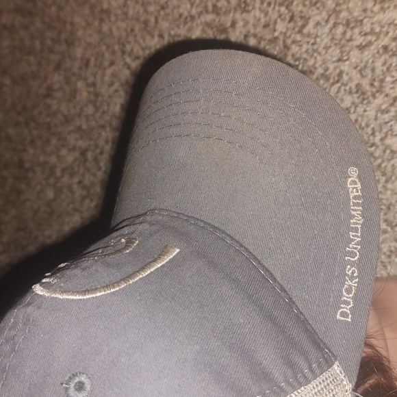 Duck Unlimited Embroidered Trucker Mesh Snapback Hat OS - Picture 7 of 9